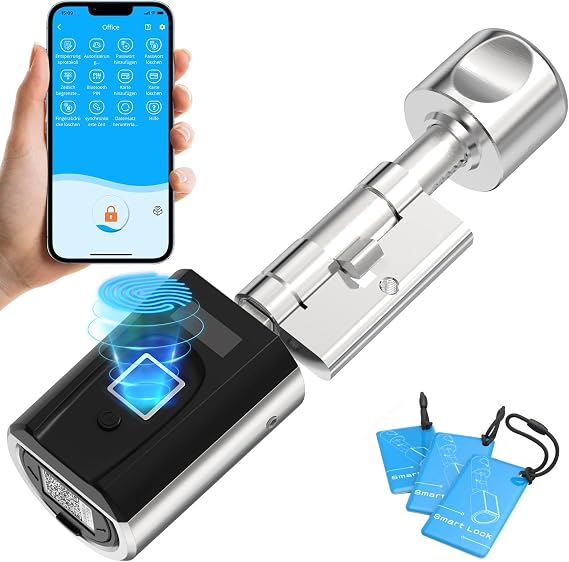 Welock SECBN51 Fingerprint Electronic Door Lock for 30-70 mm Door