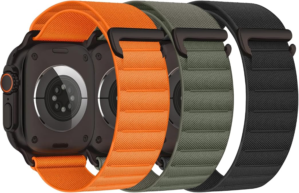 3 Pack Alpine Loop Compatible with Apple Watch Straps 45mm 44mm 46mm 49mm