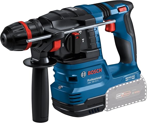Bosch PRO Cordless Rotary Hammer with ONECHUCK GBH 18V-22 X