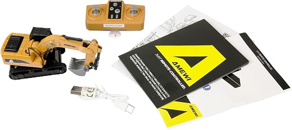 Remote Controlled Mini Excavator Metal 8 Channel 1:64 RTR Children from 6 Years