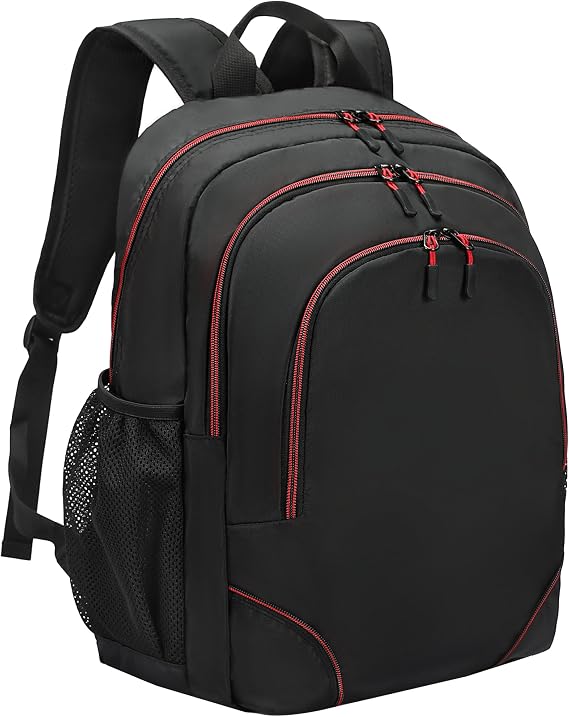 Backpack for Men and Women, Lightweight Classical Bookbag with Multi-pockets Casual Daypack for College Sports Work