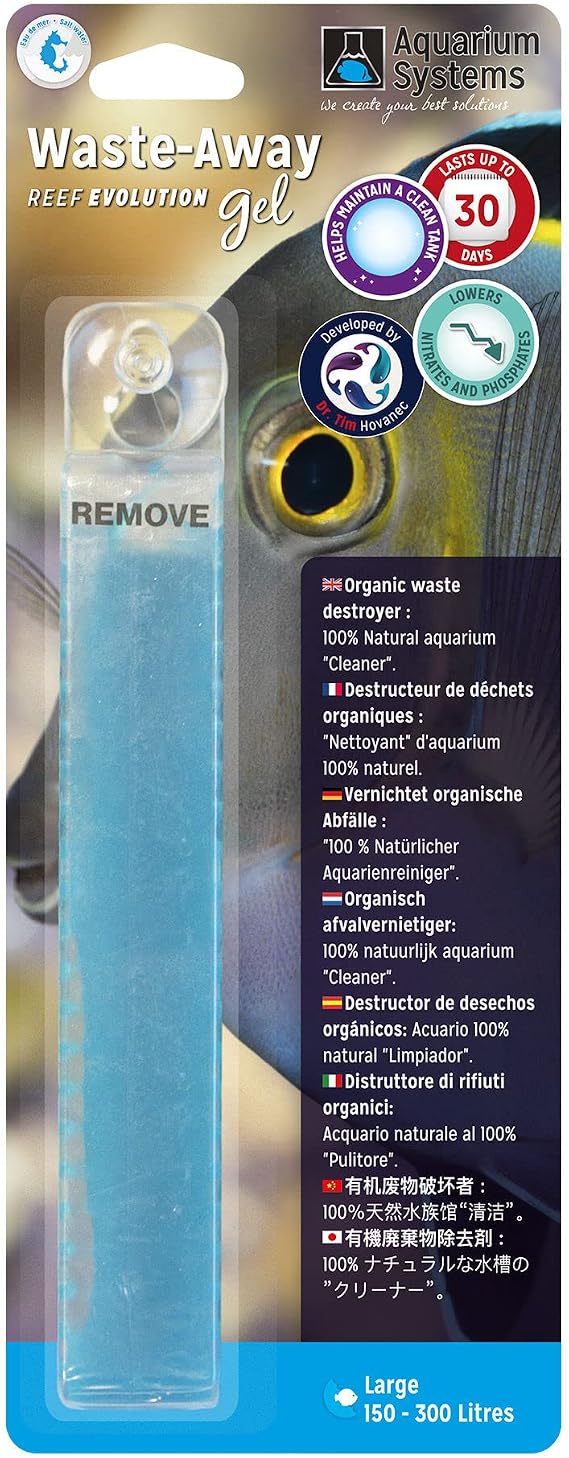 Aquarium Systems Dr Tims Reef Waste Away Slow Release Gel - Lowers Nitrates & Phosphates for up to 30 days! (Large Single 30 days)