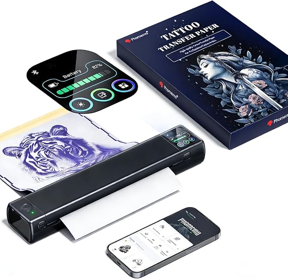 Phomemo M08F Plus Touchscreen Tattoo Stencil Printer