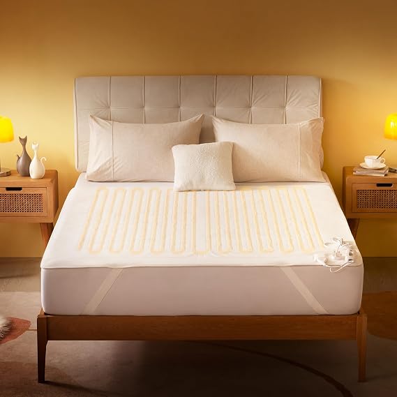 Sonive Electric Blanket King Size, 137x165cm with 3 Heat Settings