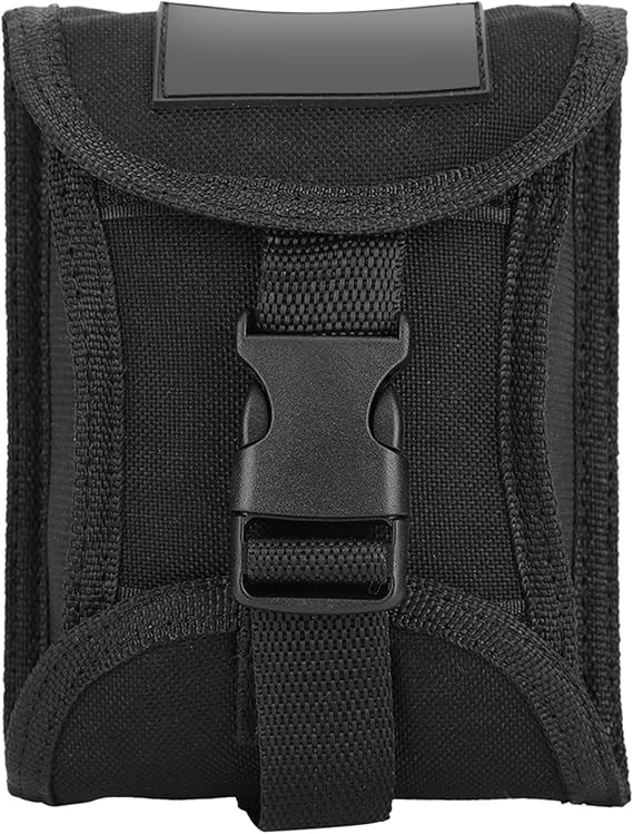 Aramox Diving Weight Pouch Diving Weight Pocket Bag Quick Release Adjustable 3KG Capacity Waterproof 1000D Nylon with Large Pocket for Heavy Counterweight Lead (Black)