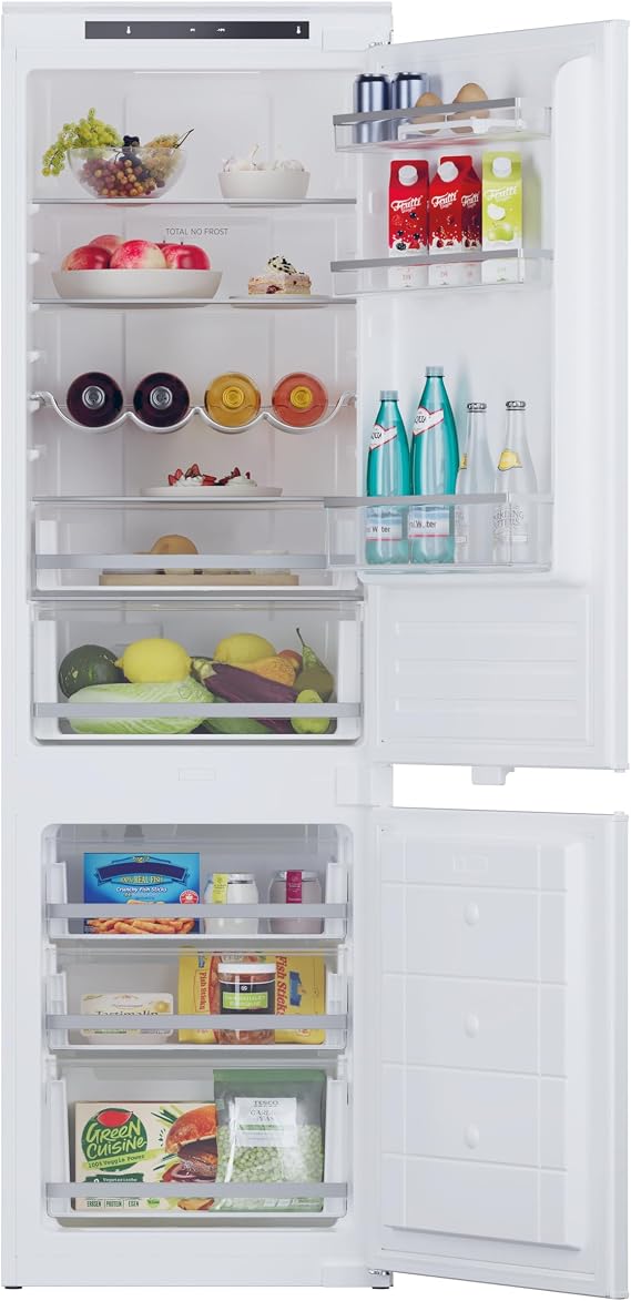 Candy Fresco Integrated Fridge Freezer, 244L, White, E Class [Energy Class E]