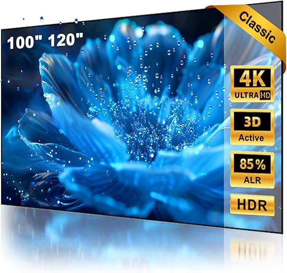 ALR CLR Screen for Ultra Short Throw Projector, 120 inch