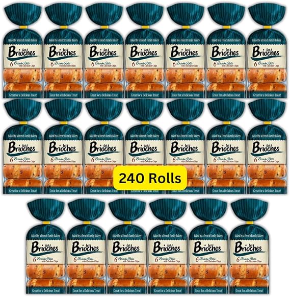 Chocolate Chip Brioche Rolls (18-120 Rolls) (20x6 Rolls)