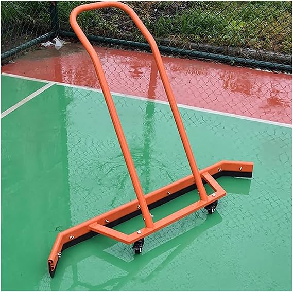 Floor Rain Shuttle Squeegee Heavy Duty, Lightweight Durable Water Remover Tool, Aluminum Alloy Dew Broom Surface Clean Equipment(Orange)