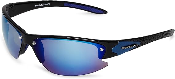 Eyelevel Storm Sports Wrap Sunglasses for Men - Blue Men’s Wraparound Sunglasses - With UV400 Protection & CAT3 Lens