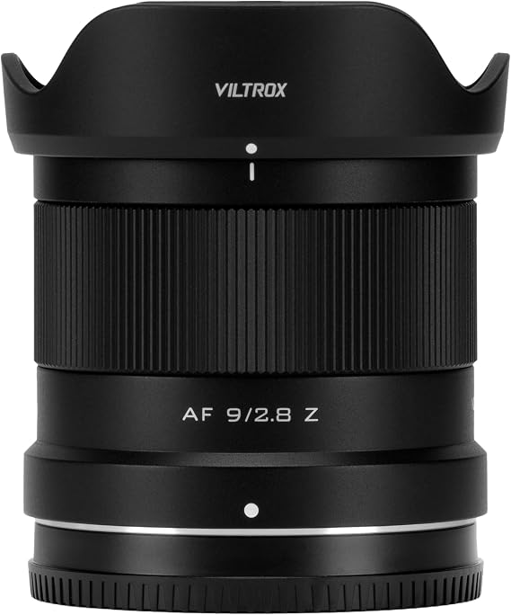 VILTROX 9 mm f2.8 Z, AF 9 mm F2.8 Nikon Z Dağı için Z-Montaj, Otomatik Odaklama APS-C Geniş Açı Z Nikon Z7 II Z fc Z6 II Z50 II Z6 III Z6 Z7 Z30 Z8 Z9