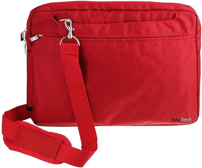 Navitech Red Graphics Tablet Case/Bag Compatible With The Tecboss LCD Drawing Board 9 Inch