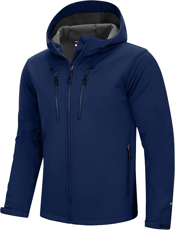 33,000ft Men's Waterproof Softshell Jackets lightweight Golf Jacket Coat