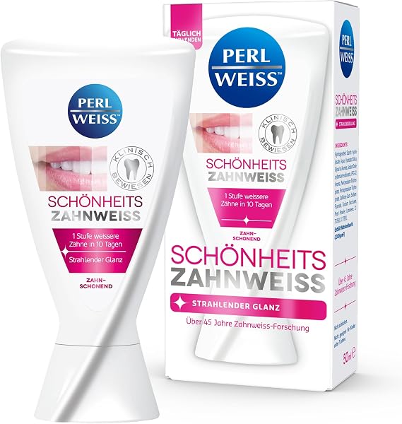Perlweiss Beauty Teeth Whitening Toothpaste with Pearl Powder 50 ml
