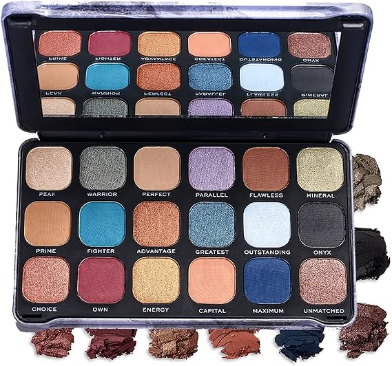 Makeup Revolution Forever Flawless Optimum Eye Shadow Palette 18 x 1.1 g