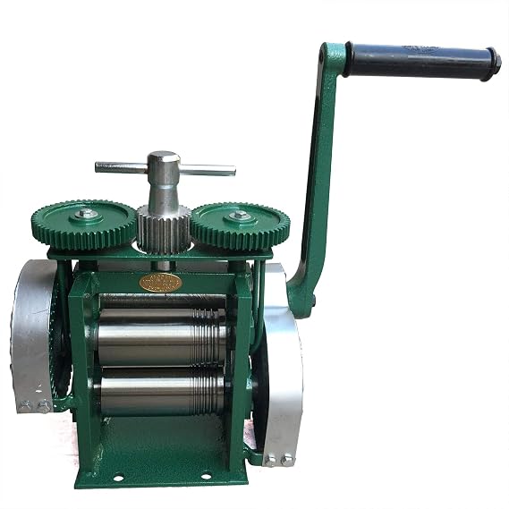 Manual Combination Rolling Mill for Jewelry Making, Flattening Metal Wire and Sheets, Perfect for Jewelers and Crafters