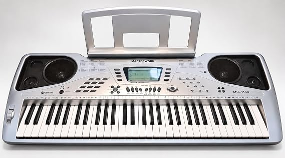 Masterwork EKBoard LP6150-61 Tuşlu LCD Ekranlı Elektronik Org/Midi Output 61-Key Electronic Keyboard