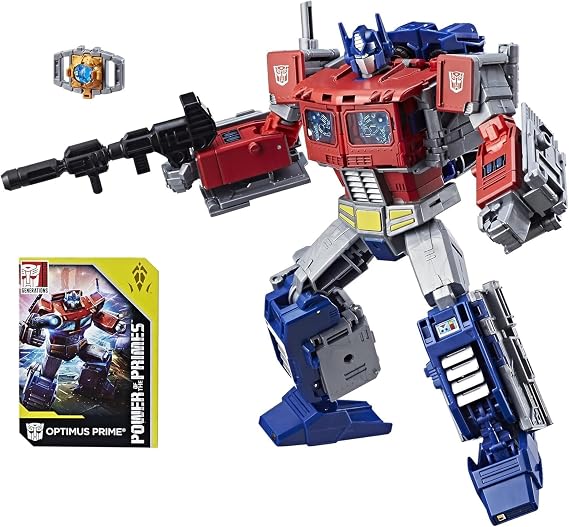 Transformers Generations: Power of the Primes – Leader Class – Optimus Prime – 22 cm aksiyon figürü Accessories