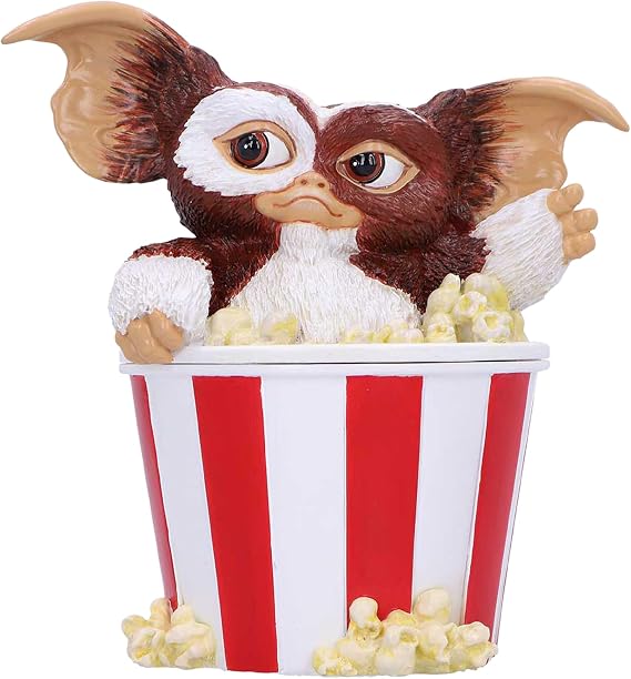 Nemesis Now Gremlins Gizmo Feast Box 14.4cm - Officially Licensed Collectible Storage Box with Removable Lid, Movie Memorabilia, Pop Culture Decor