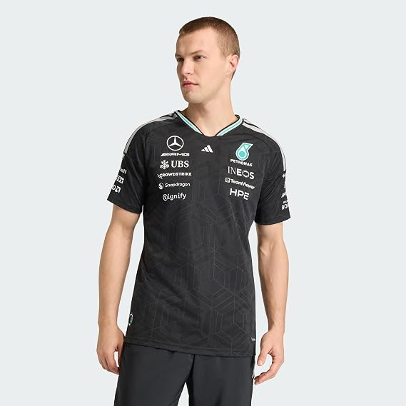 Adidas Men's Mercedes - Amg Petronas Formula 1 Team Driver Jersey Authentic T-Shirt