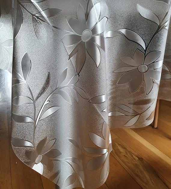 Home Direct Transparent PVC Tablecloth, Oilcloth Tablecloth, Table Protector, Rectangular 140 x 180 cm