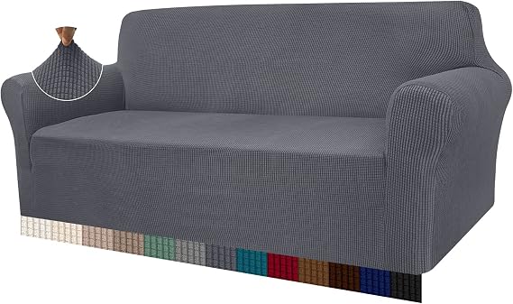 Granbest High-Stretch Sofa Cover Modern Sofa Throw Jacquard Elastic Sofa Cover for Living Rooms Protector for Dogs and Pets