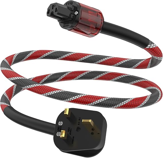 Tertullus Audiophile Power Cable Hifi Power Cable Ofc Power Cord Male To Female Home Audio Cable For Hifi Cd Tube Amplifier (P110, 1m)