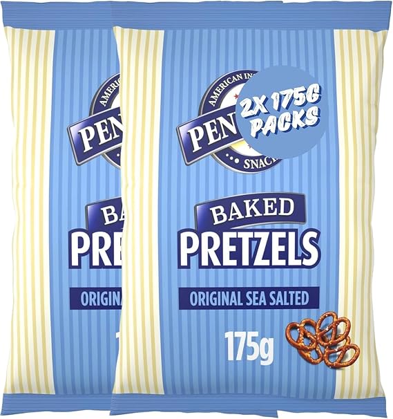 Pretzel Bundle With Penn Sea Salted Sharing Pretzels 175g (2 Pack)