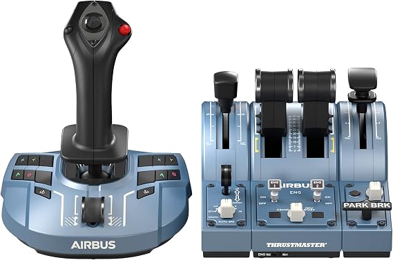 国内正規品Thrustmaster TCA Captain Pack X Airbus Edition, Airbus サイドスティックとスロットルクアドラントの人間工学に基づいたレプリカ, Xbox Series X|S および PC 公式ライセンス取得, 両手利き対応, エアライナー機能内蔵