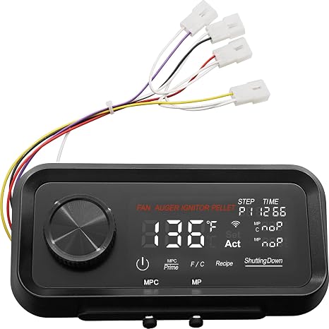 Digital PID Control Board Replacement Parts for Pit Boss Pro Series II 850 Wood Pellet Grill, Advanced PID Controller Delivers Even Temp Compatible with PB850PS2, Replacement for Part Number: 80146