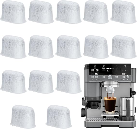 15 Pack Water Filter Inserts for Ninja Luxe Cafe Accessories