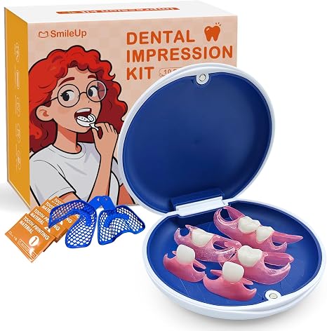 Custom Partial Dentures for Missing Teeth with Imprint Set (6 Teeth)