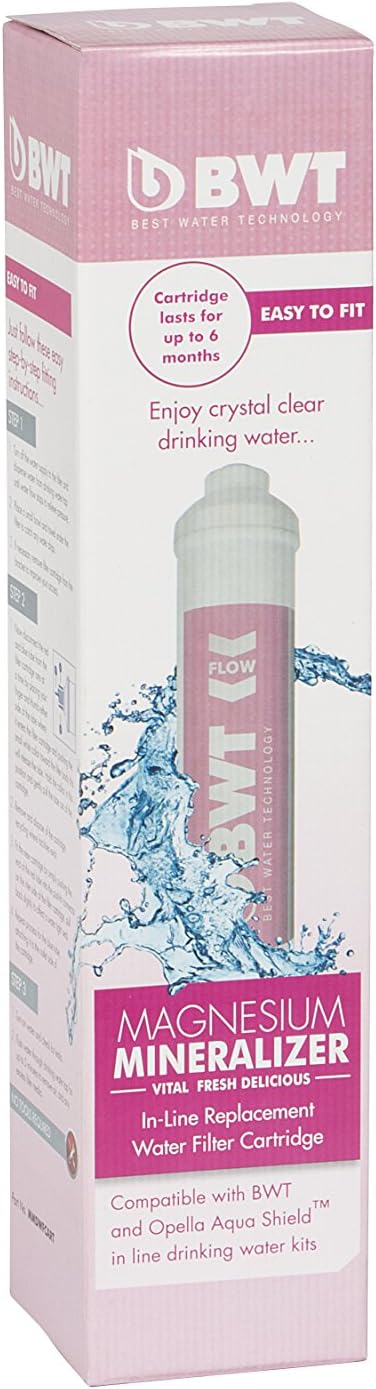 BWT in-line Water Filter Replacement Cartridge with Magnesium Technology MMDWFCART - White