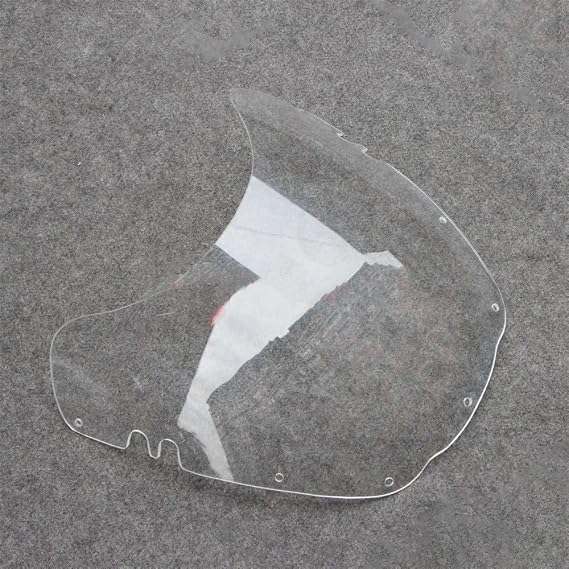 Motorcycle Windshield Motorcycle Windscreen For Suzuki For RGV250 VJ22 1991-1994 Windshield For RGV21 For RGV 250 VJ 22 1992 1993 91 92 93 94(Clear)
