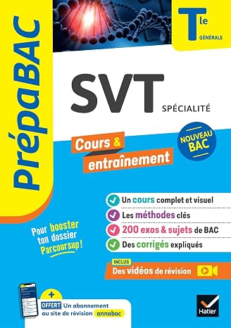 Prépabac - SVT Tle générale (spécialité) - Bac 2027: cours, méthodes & sujets corrigés (programme de Terminale): 6