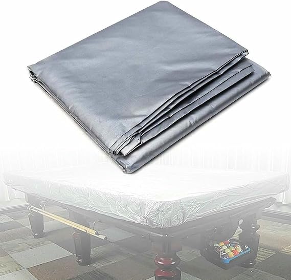 Waterproof Pool Table Cover, Thickened PVC Dustproof Protection for 7-12ft Billiard Tables, Sun & Moisture Resistant Snooker Table Protector