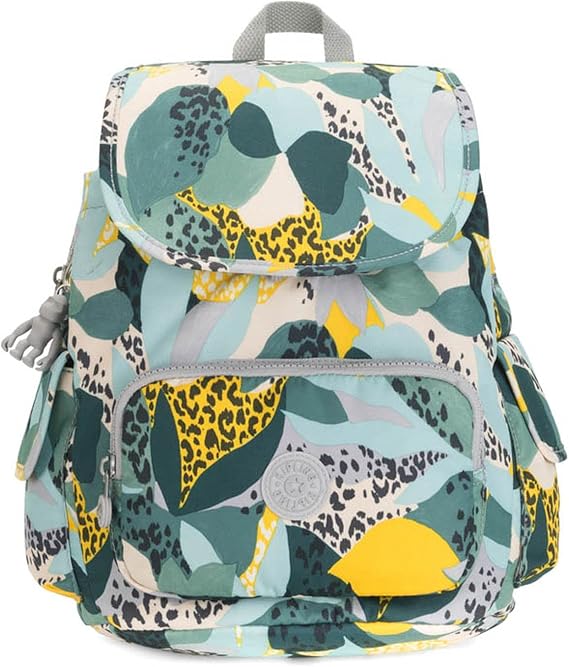 Kipling City Pack S Women's Backpack Handbag, Multicolour (Urban Jungle), One Size