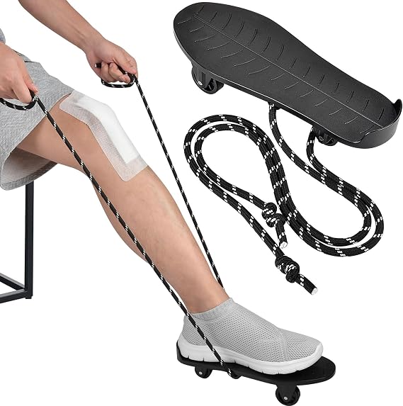 Lamborsafe knee Glider for Knee Replacement Recovery Aids and Therapy Exercises to Strengthen ACL, PCL, MCL Surgery Before and After