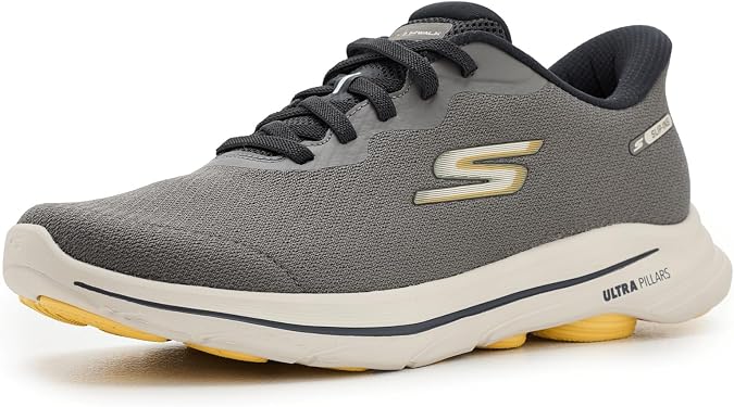 SKECHERS Men's Go Walk 8 Pate Hands Free Slip-ins Sneaker Boot