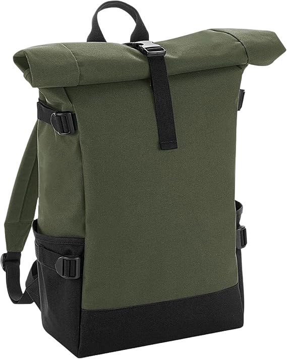 BagBase BG858 Block Roll-Top Backpack