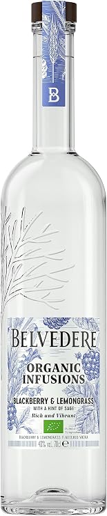 Belvedere Organic Infusions Blackberry & Lemongrass, 70cl