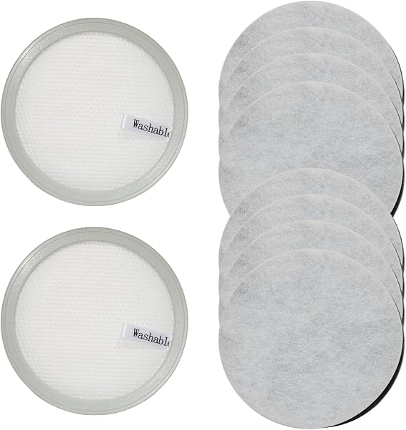 PUREBURG Replacement Filter Kit Compatible with HomeRunPet Ultra Quiet Dog Grooming Vacuum HC15, For Pet Grooming pet-hair Clean (2+8)