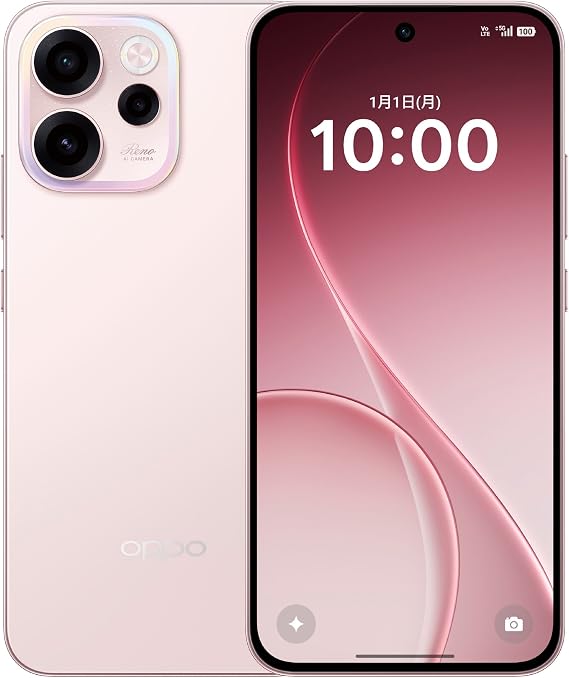 OPPO Reno15 A 5G SIMフリー スマートフォン 約6.6インチ 12GB+256GB Felica対応