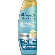 Head & Shoulders DermaXPro Pure Hydration Anti-Dandruff Shampoo 250 ml for Dry and Sensitive Scalp & Hair, Free from Sulphate-free Surfactants, Silicones and Dyes, With Ceramide Complex
