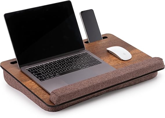 Vigo Wood-LS023 Minderli Laptop Sehpası (Ceviz)
