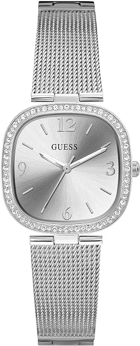 GUESS Gold-Tone Mesh Analog Watch