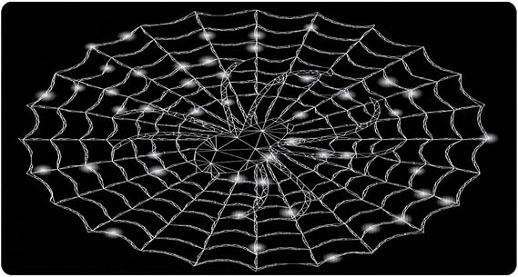 Spider Web Net Kitchen Mat, Non Slip Washable Floor Rug, Absorbent Kitchen Mats Runner Rugs for Kitchen, Hallway, Laundry Room
