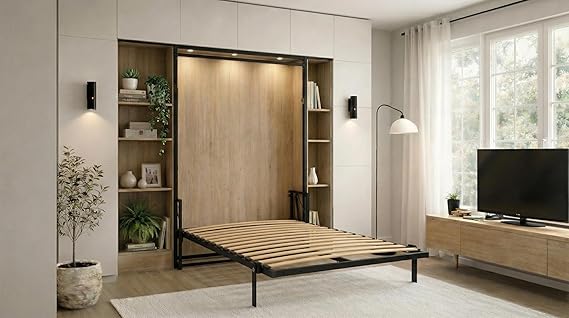 Murphy Bed Classic – Modular Vertical Wall Bed, Space-Saving Design, 120x200 cm
