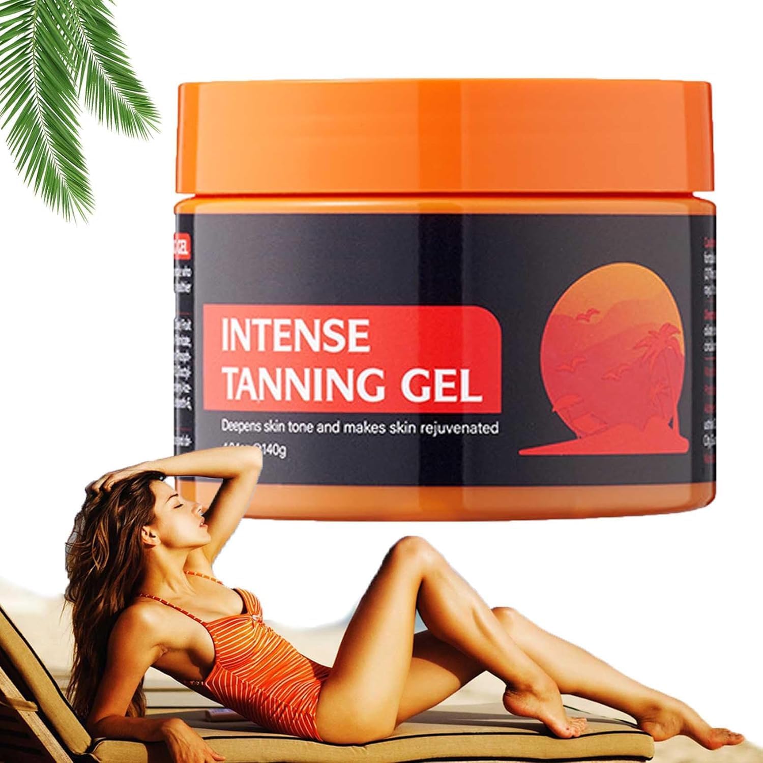 Intensive Tanning Gel, Edinburgh Carotene Tanning Gel for Sunbathing, No Matter Your Skin Type, Get a Natural, Deep, Even, Hydrated Complexion Without the Sun or Tan (1pcs)