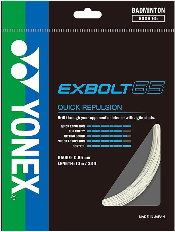 YONEX BG Exbolt 65 Badminton String